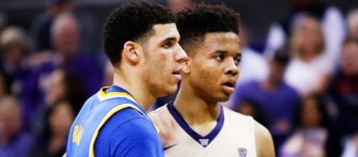 Ball and Fultz are projected to be amongst the top three picks in the NBA Draft. [Image via Blasting News image library/espn.com]