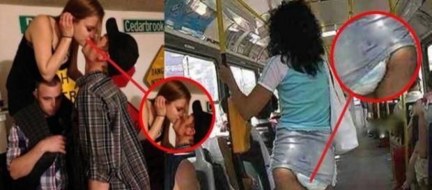 As fotos capturadas no pior (melhor) momento possível (Foto: Reprodução) As fotos capturadas no pior (melhor) momento possível (Foto: Reprodução)