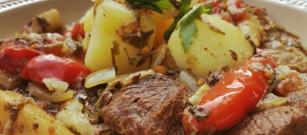 Balkan slow cooked beef in a tomato sauce. Balkan slow cooked beef in a tomato sauce.