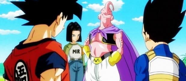 FanArt sobre Majin Boo Flaco y Androide 17 FanArt sobre Majin Boo Flaco y Androide 17