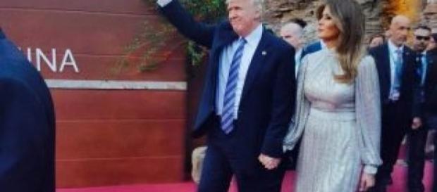 G7: la first lady americana Melania Trump. G7: la first lady americana Melania Trump.