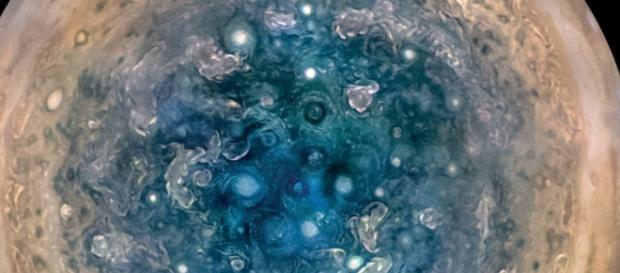 Jupiter revealed: NASA mission finds swirling storms at poles ... - news965.com Jupiter revealed: NASA mission finds swirling storms at poles ... - news965.com