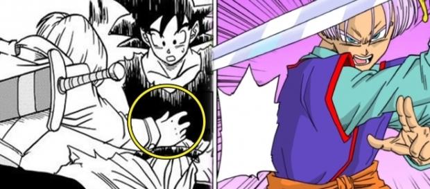 La increíble habilidad de Trunks. La increíble habilidad de Trunks.