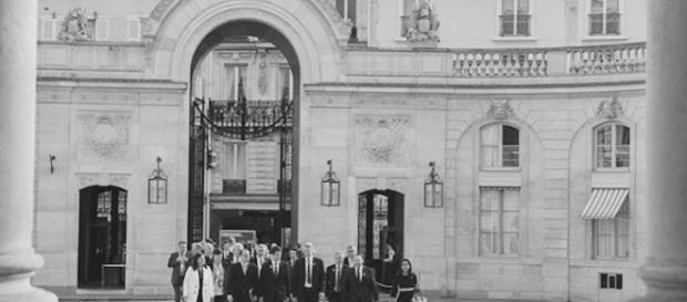Macron à l'Elysée (avec le comité olympique) Macron à l'Elysée (avec le comité olympique)