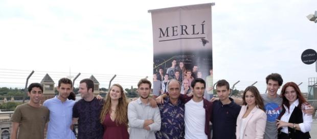 Reparto de la primera temporada de 'Merlí', en su presentación en septiembre de 2015. Reparto de la primera temporada de 'Merlí', en su presentación en septiembre de 2015.