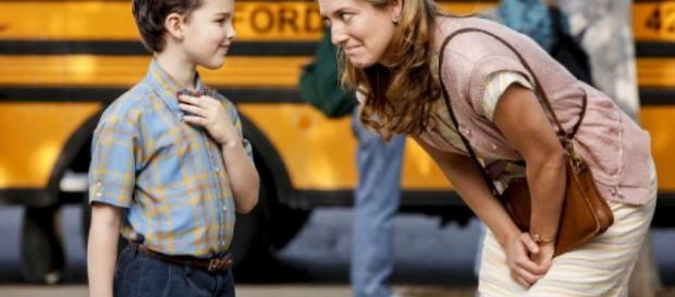Zoe Perry with Iain Armitage on CBS 'Big Bang Theory' spinoff / Photo via Robert Voets , CBS Zoe Perry with Iain Armitage on CBS 'Big Bang Theory' spinoff / Photo via Robert Voets , CBS