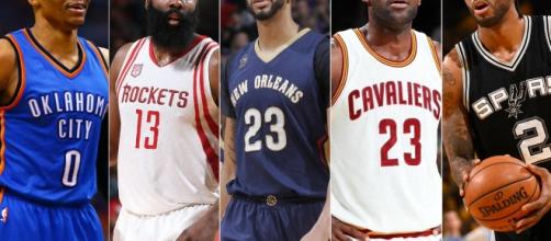 Mejor Quinteto del Año (vía Twitter - NBA)