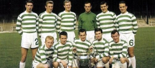 Il Celtic Glagow 1966/67, prima squadra a conquistare il 'treble' classico del calcio europeo