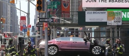 La vettura che ha investito i pedoni a Times Square a New York
