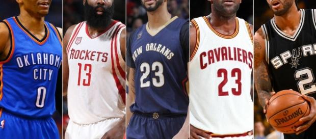 Mejor Quinteto del Año (vía Twitter - NBA) Mejor Quinteto del Año (vía Twitter - NBA)