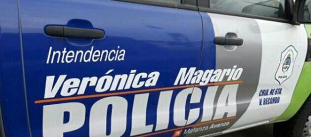 Patrulleros ploteados con el nombre de Verónica Magario Patrulleros ploteados con el nombre de Verónica Magario