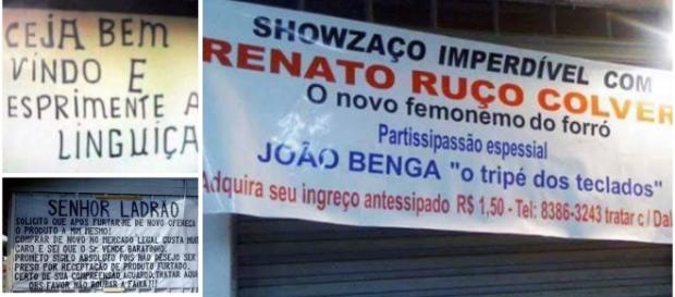 Placas bizarras espalhadas pelo Brasil. Placas bizarras espalhadas pelo Brasil.