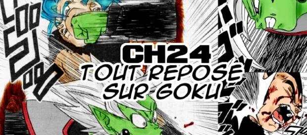 Tout repose sur Gokû, le seul à maîtriser à 100% le Super Saiyan Blue ! (Colo par DBTeamFR) Tout repose sur Gokû, le seul à maîtriser à 100% le Super Saiyan Blue ! (Colo par DBTeamFR)