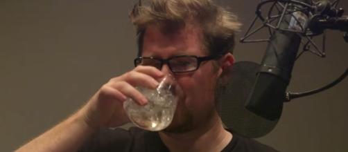 Justin Roiland Drinking His Heart Out