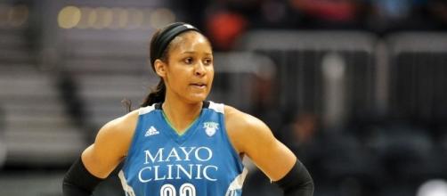 Minnesota Lynx star Maya Moore led her team to victory with 16 points and 11 rebounds. [Image via Blasting News image library/gwinnettdailypost.com]