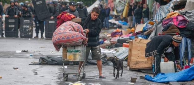 Após ação da polícia, usuários se espalharam por ruas próximas da Cracolândia Após ação da polícia, usuários se espalharam por ruas próximas da Cracolândia