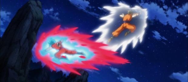 Goku vs Gohan en el episodio 90 Goku vs Gohan en el episodio 90