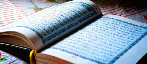 Holy Quran, the book who was sent to Prophet Mohamed, Allah's Messenger. Holy Quran, the book who was sent to Prophet Mohamed, Allah's Messenger.