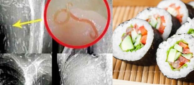 O consumo de sushi está associado ao aumento do número de infecções parasitárias O consumo de sushi está associado ao aumento do número de infecções parasitárias
