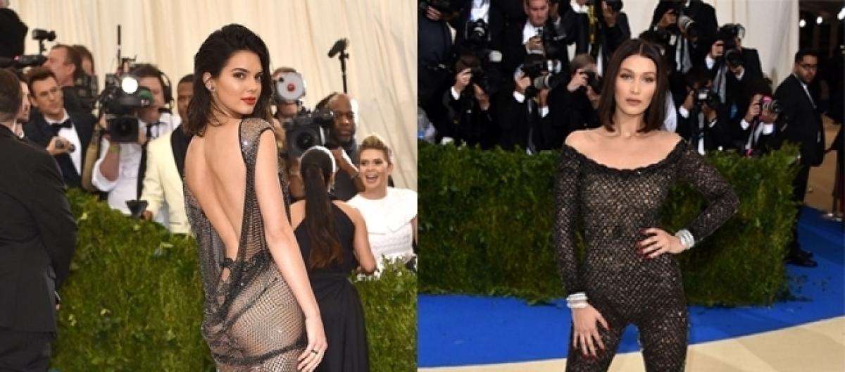 Met Gala 2017 Kendall Jenner Bella Hadid Wear Near Naked