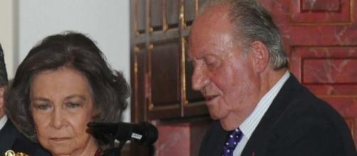 Don Juan Carlos y Doña Sofía públicamente