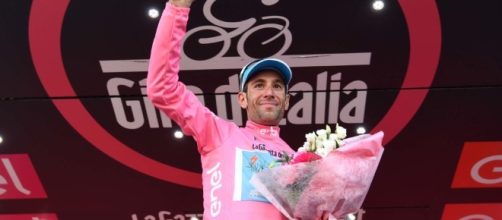 Giro d'Italia 2017 - La rosa del Bahrain Merida capitanatoi Vincenzo Nibali - bicitv.it