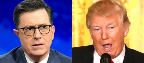 Stephen Colbert slams President Donald Trump's press conference - ew.com
