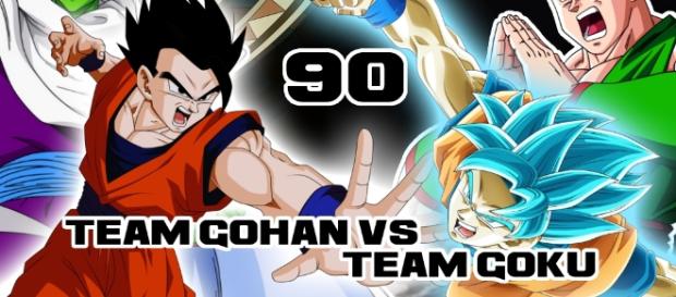 Dragon Ball Super 90: Team Gohan (Son Gohan et Piccolo) vs Team Gokû (Son Gokû et Tenshinhan) Dragon Ball Super 90: Team Gohan (Son Gohan et Piccolo) vs Team Gokû (Son Gokû et Tenshinhan)