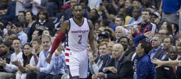 John Wall of the Washington Wizards. Photo by Keith Allison -- CC BY-SA 2.0 John Wall of the Washington Wizards. Photo by Keith Allison -- CC BY-SA 2.0