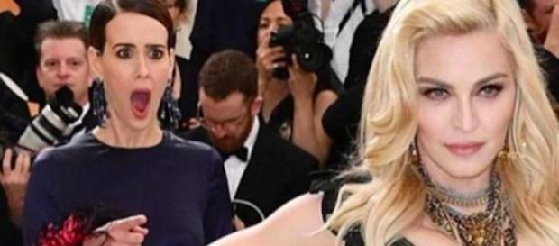 Sarah Paulson e Madonna: foto dal profilo Instagram della cantante Sarah Paulson e Madonna: foto dal profilo Instagram della cantante