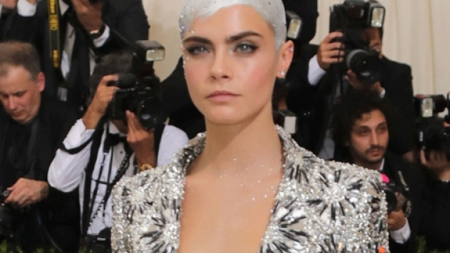 Cara Delevingne's 2017 Met Gala Red Carpet Chanel Dress - Vogue - vogue.com