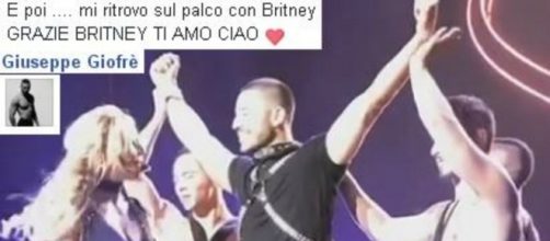 Giuseppe Giofrè incontra Britney Spears.