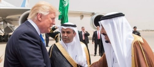 King Salman greets Trump on arrival in Saudi - in pictures | The ... - thenational.ae
