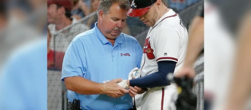 Tempers flare as Braves beat Blue Jays, Freeman hit by pitch - ajc.com