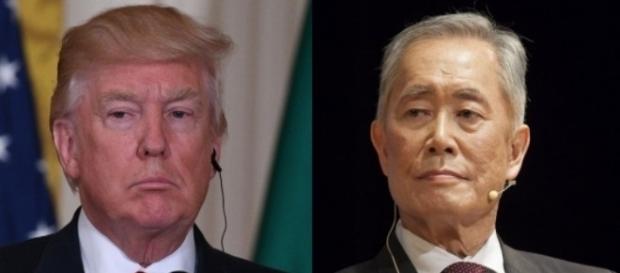 Donald Trump, George Takei, via Twitter Donald Trump, George Takei, via Twitter