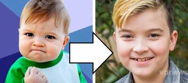 Sammy tinha 11 meses de idade quando uma imagem sua se transformou em meme Sammy tinha 11 meses de idade quando uma imagem sua se transformou em meme