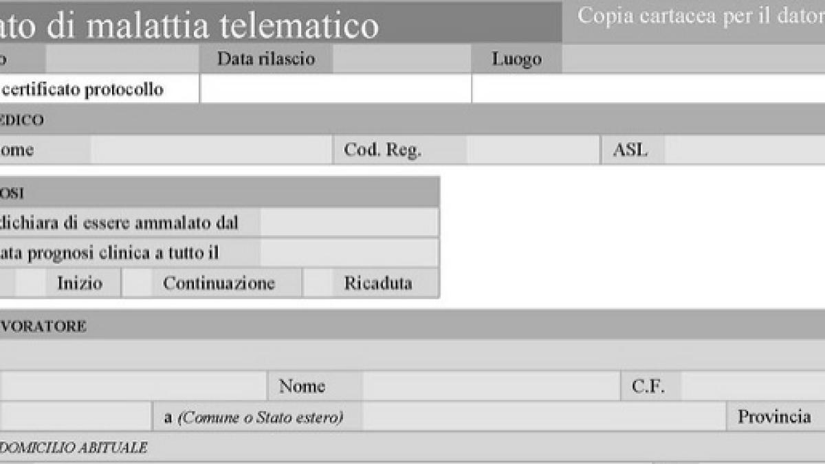 attestati di malattia inps