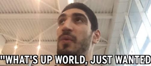 Enes Kanter, Thunder Center, Being Detained In Romania / Photo screencap from NESN via Youtube