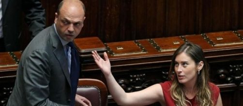 Maria Elena Boschi e Angelino Alfano, due degli impresentabili del governo Renzi-Gentiloni