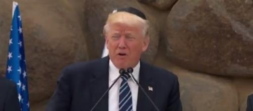 Donald Trump in Israel, via Twitter