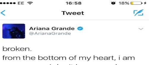 Ariana Grande's tweet has sparked a Twitter frenzy