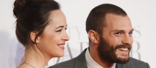 Jamie Dornan and wife are facing issues with their marriage due to rumors linking Dornan to Dakota Johnson. Photo - popsugar.com