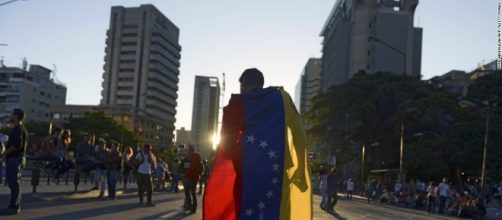 Marcha contra el oficialismo en Venezuela