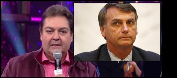 Faustão mandou "mensagem subliminar" para Bolsonaro. Faustão mandou "mensagem subliminar" para Bolsonaro.