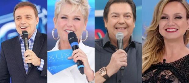 Os apresentadores com maiores salários da TV brasileira Os apresentadores com maiores salários da TV brasileira