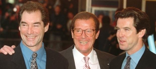 Timothy Dalton, Roger Moore e Pierce Brosnam: os 007 Timothy Dalton, Roger Moore e Pierce Brosnam: os 007