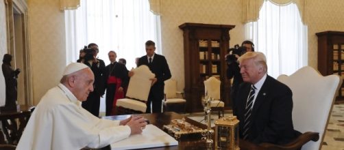 Storico incontro in Vaticano tra Papa Bergoglio e il presidente americano Donald Trump