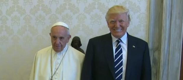 Papa Francesco e Donald Trump in Vaticano Papa Francesco e Donald Trump in Vaticano