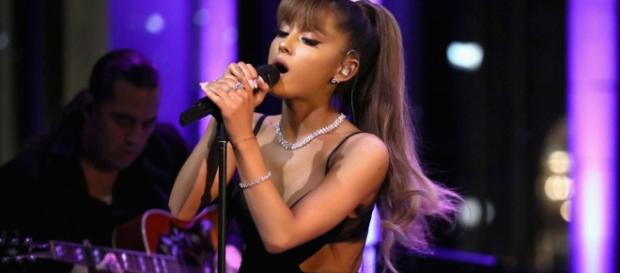 Screen grab of Ariana Grande via BN library Screen grab of Ariana Grande via BN library
