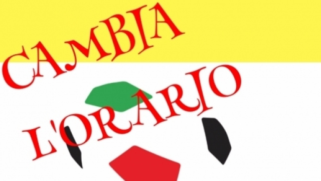 Cambia l'orario di un match di stasera.